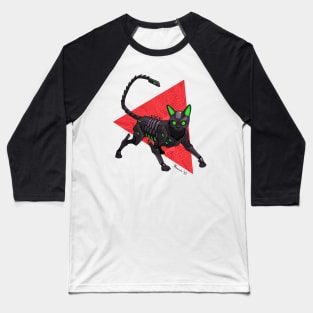 Cyborg Devon Rex Baseball T-Shirt